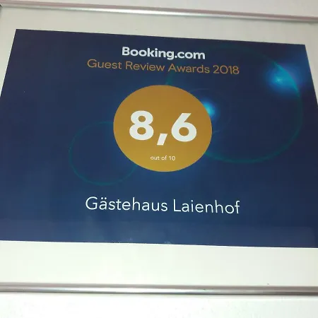 Gaestehaus Laienhof بيت ريفي *